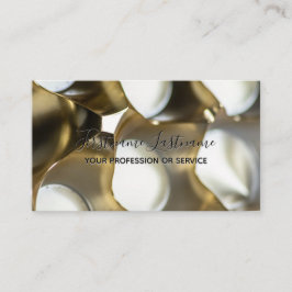 Tarjeta De Visita Resumen de las estructuras de aleación metalizado 