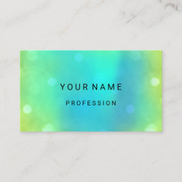 Tarjeta De Visita Resumen del Agua Azul Resumen Economía Verde Mínim