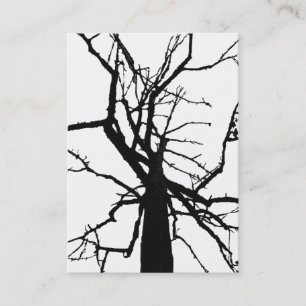 Tarjeta De Visita Resumen del árbol superior ATC