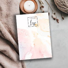 Tarjeta De Visita Resumen del logotipo acuarela Pantalla de joyería 