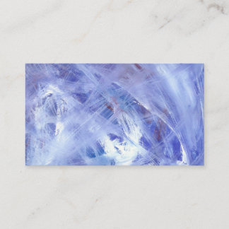 Tarjeta De Visita Resumen feliz pintura de arte acrílico en blanco a
