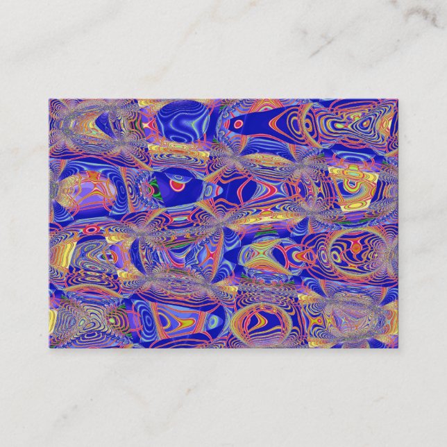 Tarjeta De Visita Resumen fractal 061012a (Anverso)