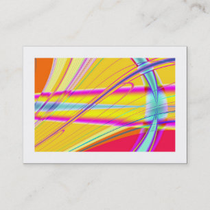 Tarjeta De Visita Resumen fractal 061012e (Bordeado)