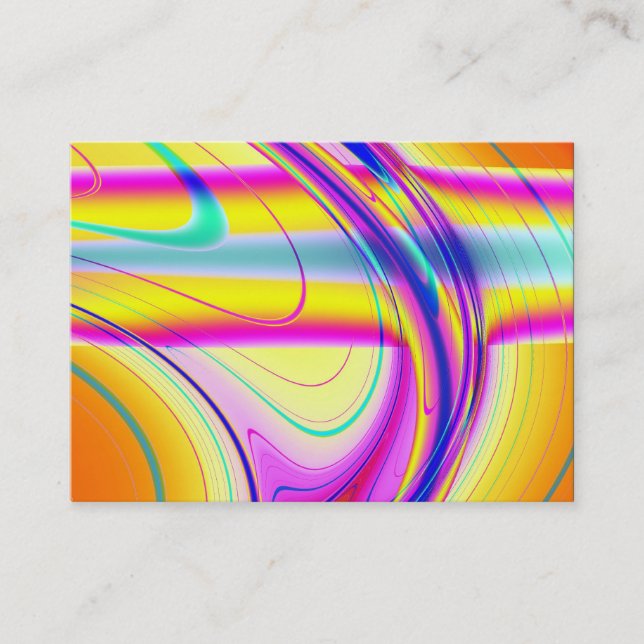 Tarjeta De Visita Resumen fractal 061012f (Anverso)