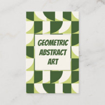 Resumen geométrico verde blanco