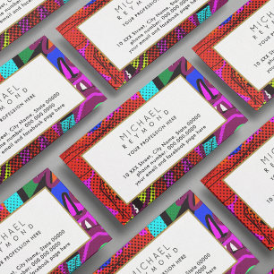 Tarjeta De Visita Resumen moderno abstracto