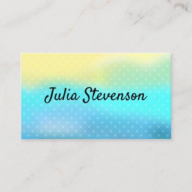 Tarjeta De Visita Resumen, moderno, elegante (Anverso)