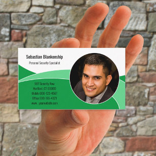 Tarjeta De Visita Resumen Personalizado profesional de seguridad ver