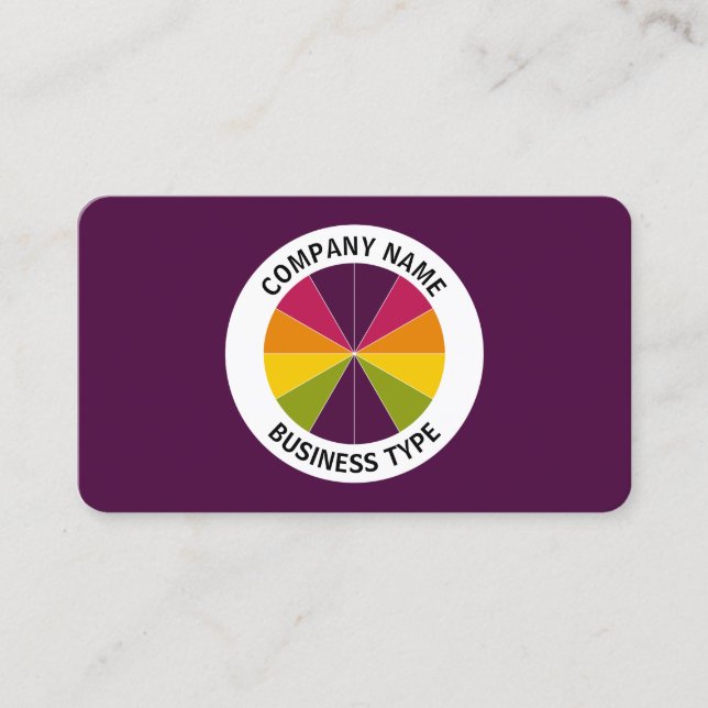 Tarjeta De Visita Resumen Pie 02 - Púrpura #4B083E (Anverso)