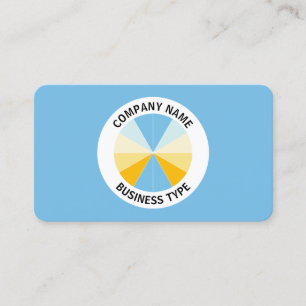 Tarjeta De Visita Resumen Pie 04 - Azul #76BCE5