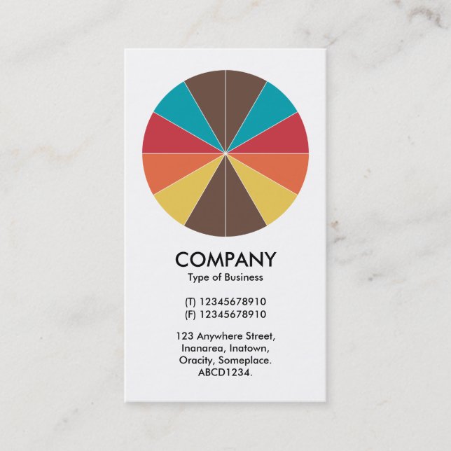 Tarjeta De Visita Resumen Pie 05 - Blanco (Anverso)