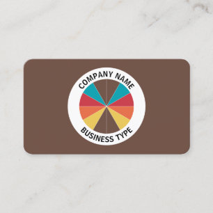 Tarjeta De Visita Resumen Pie 05 - Marrón #6A493C