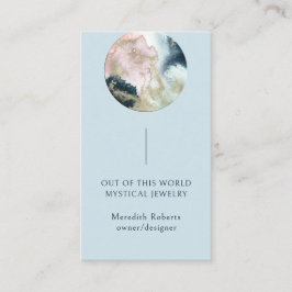 Tarjeta De Visita Resumen Planeta Mistical Emprendedor Cósmico