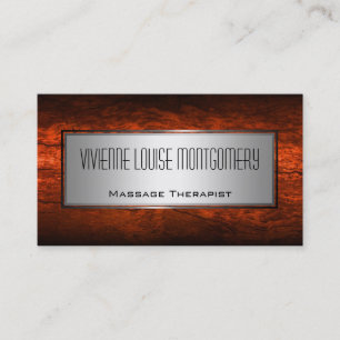 Tarjeta De Visita Resumen y Steel Modern Professional Business Card