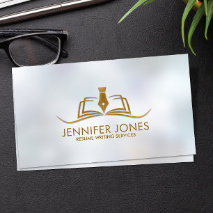 Tarjeta De Visita Resumir servicios de escritura profesional