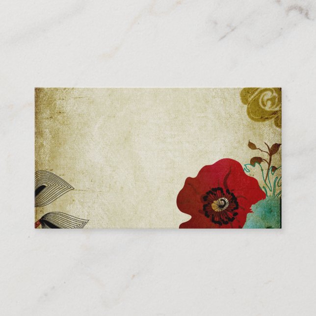 Tarjeta de visita retra (Anverso)