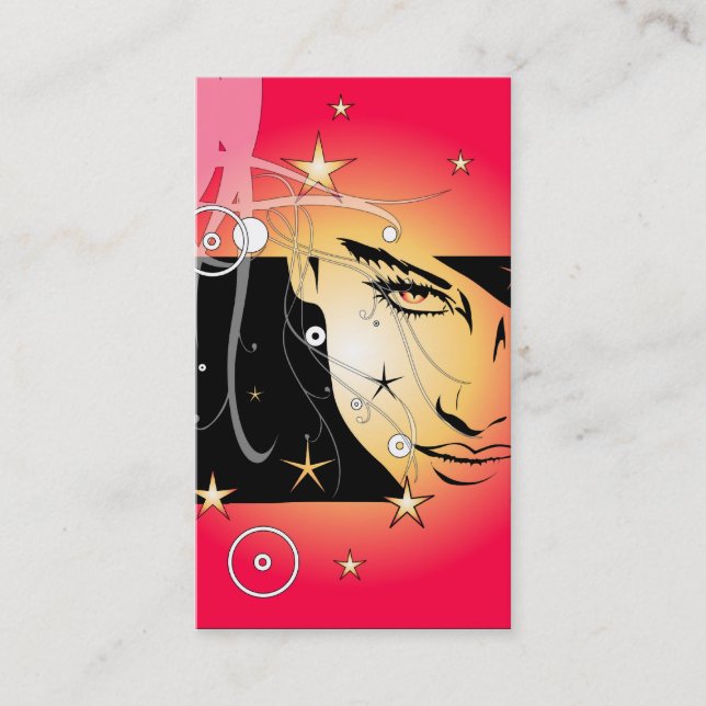 Tarjeta de visita retra (Anverso)