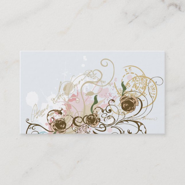 Tarjeta de visita retra (Anverso)