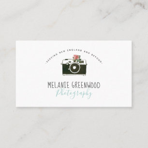 Tarjeta de visita retra del fotógrafo de la cámara