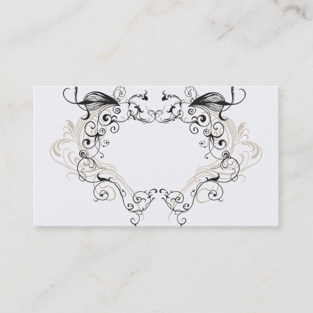 Tarjeta de visita retra del marco (Anverso)