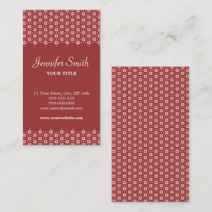 Tarjeta de visita retra del modelo del arte del