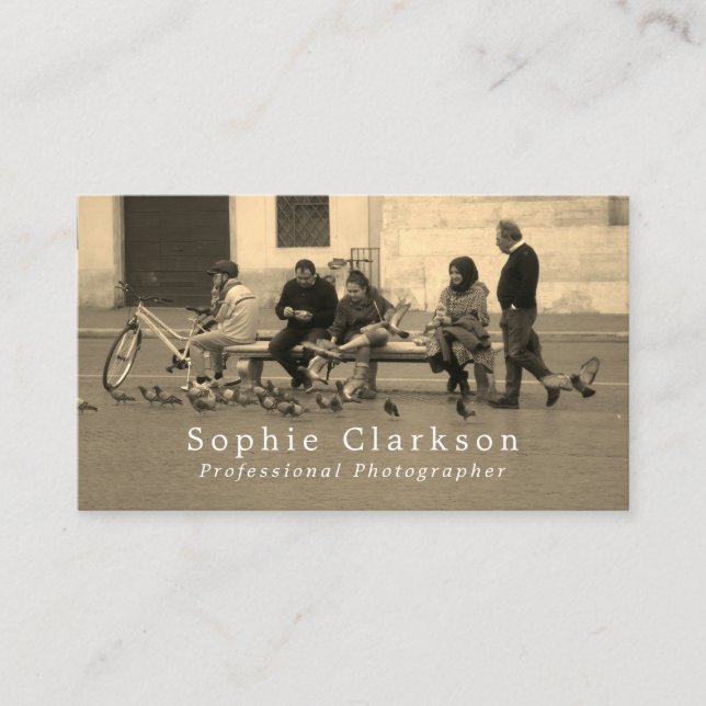 Tarjeta De Visita Retrato colectivo, fotógrafo, fotografía (Anverso)