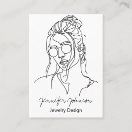 Tarjeta De Visita Retrato femenino