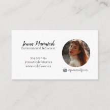 Retrato y logotipo profesional simple