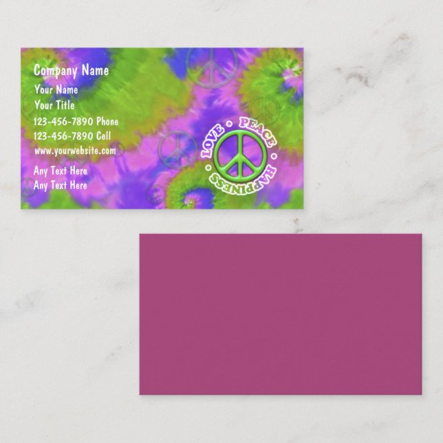 Tarjeta de visita Retro (Anverso / Reverso)