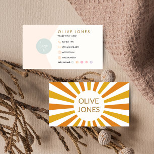 Tarjeta de visita Retro