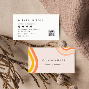 Tarjeta de visita Retro