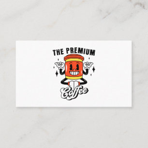 Tarjeta De Visita Retro-2 Personalizado del café