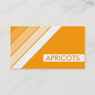 Tarjeta De Visita retro APRICOTS