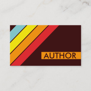 Tarjeta De Visita retro AUTHOR
