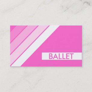 Tarjeta De Visita retro BALLET