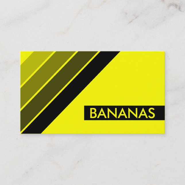Tarjeta De Visita retro BANANAS (Anverso)