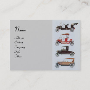 Tarjeta De Visita RETRO CARS 2- Reparaciones automáticas, automoción