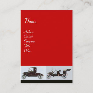 Tarjeta De Visita RETRO CARS 2- Reparaciones automáticas, automoción