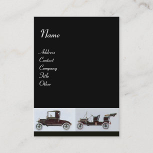 Tarjeta De Visita RETRO CARS 2- Reparaciones automáticas, automoción