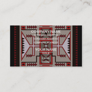 Tarjeta De Visita Retro del Suroeste