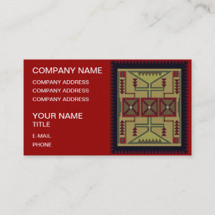 Tarjeta De Visita Retro del Suroeste