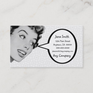 Tarjeta De Visita Retro diga V4