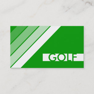 Tarjeta De Visita retro GOLF