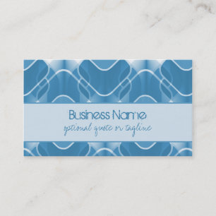 Tarjeta de visita Retro Hipster, azul