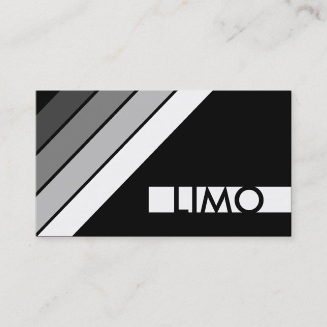 Tarjeta De Visita retro LIMO (Anverso)
