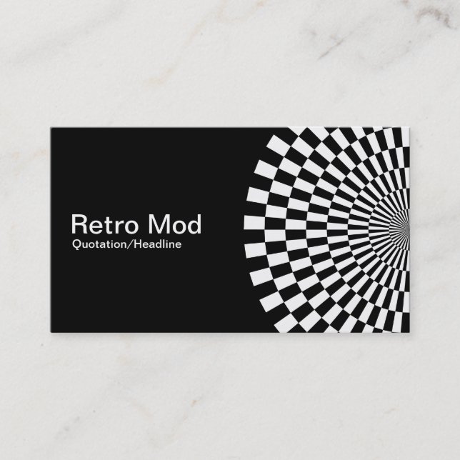Tarjeta De Visita Retro Mod 01 (Anverso)