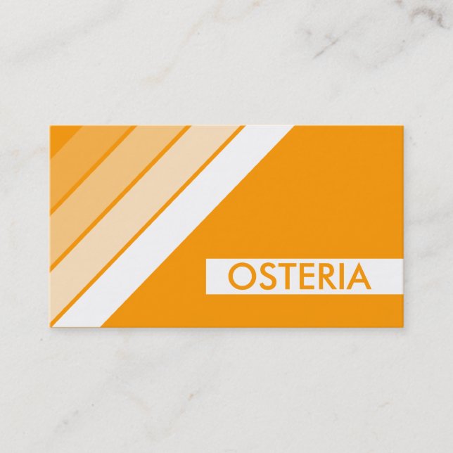 Tarjeta De Visita retro OSTERIA (Anverso)