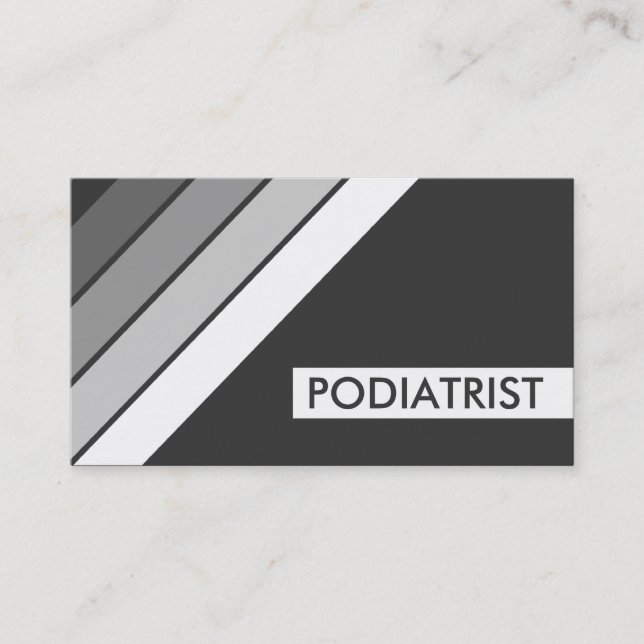 Tarjeta De Visita retro PODIATRISTA (Anverso)