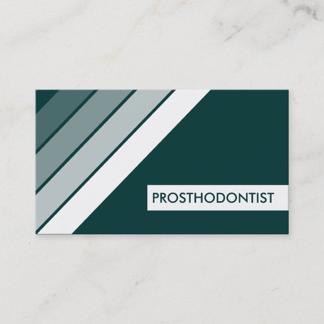 Tarjeta De Visita retro PROSTHODONTISTA (Anverso)