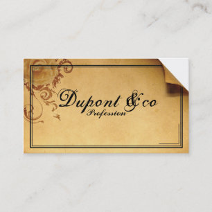 Tarjeta de visita retro - Retro Negocios card
